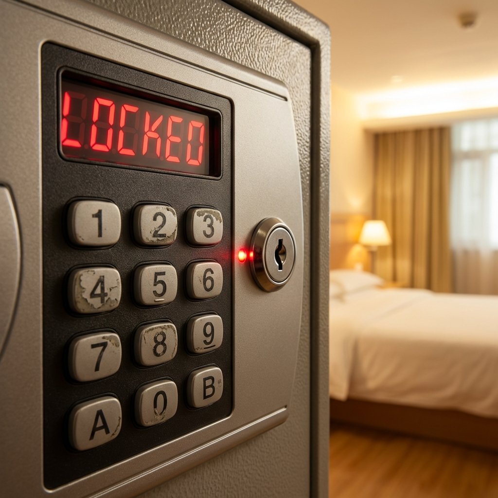 Otel Kasası Şifre Paneli